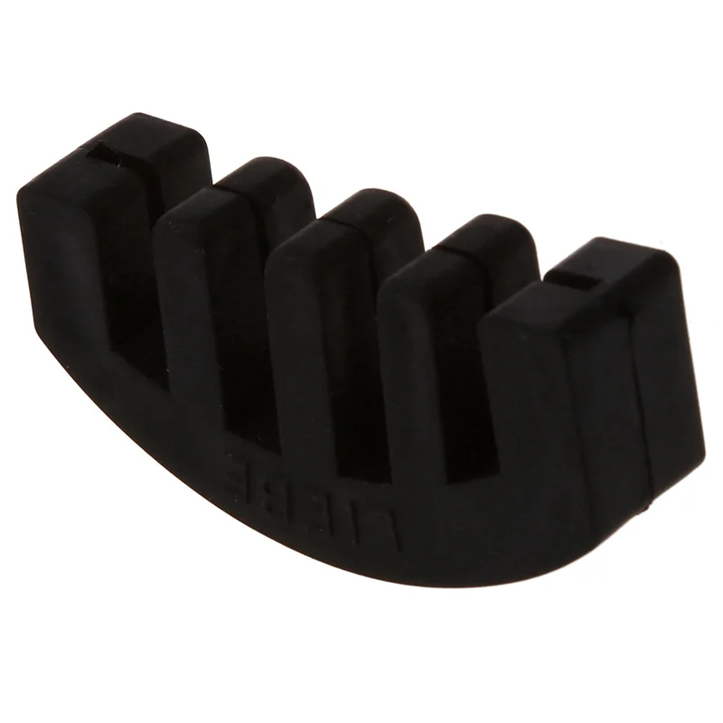 

ABVH-4X Практика скрипки Тяжелый черный резиновый глушитель для скрипки Акустический электрический