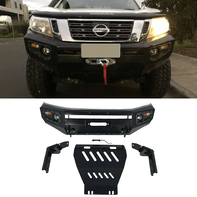 

Suitable for 15-20 NAVARA NP300 FRONT BUMPER Bumper Anti-Collision Navara Modified Racing Bumper