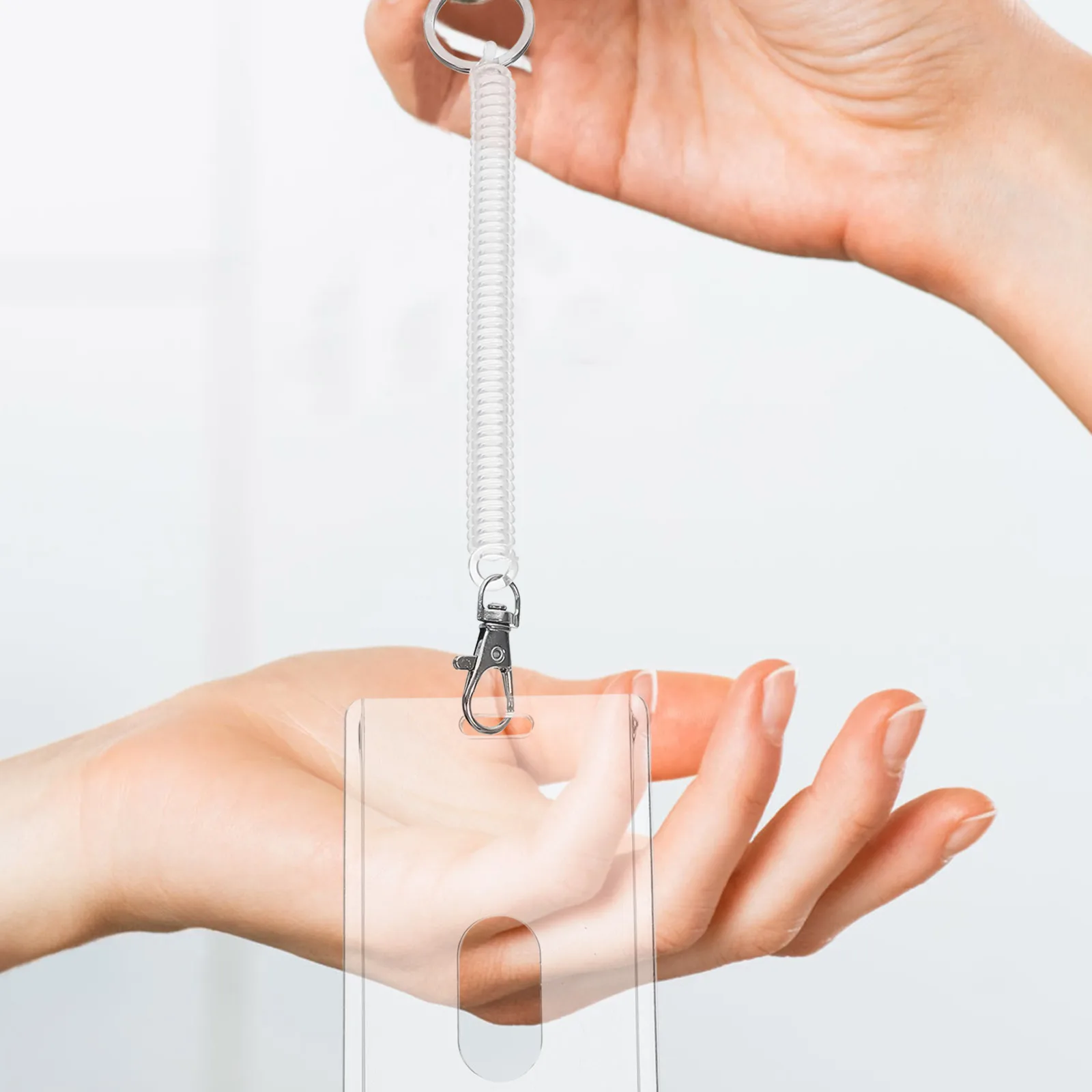 5 مجموعات حامل شارة المعصم الحبل قابلة لإعادة الاستخدام بطاقة الهوية كم حماية لمكتب المدرسة مستشفى سهلة الحمل مريحة وآمنة