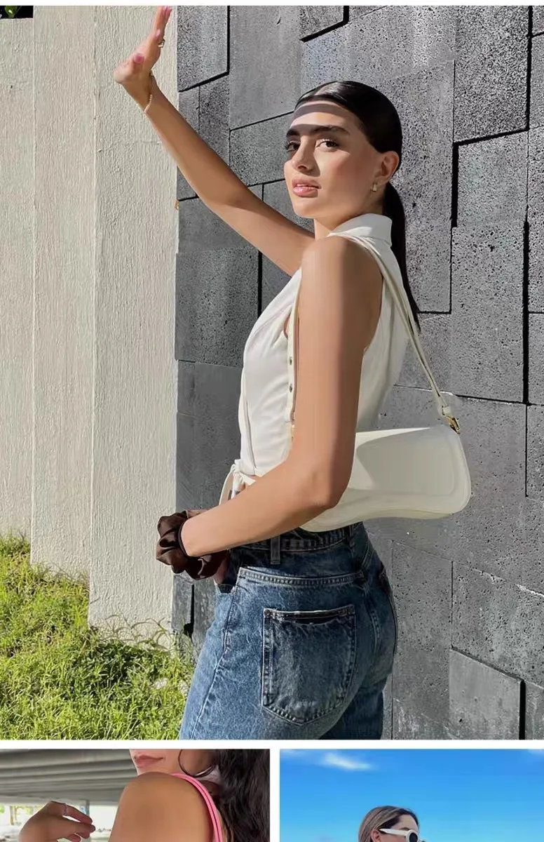 JW PEI Pudding Bag, French Style, Niche Bag, Women's, High-End, Simple, Underarm, Crossbody Bag