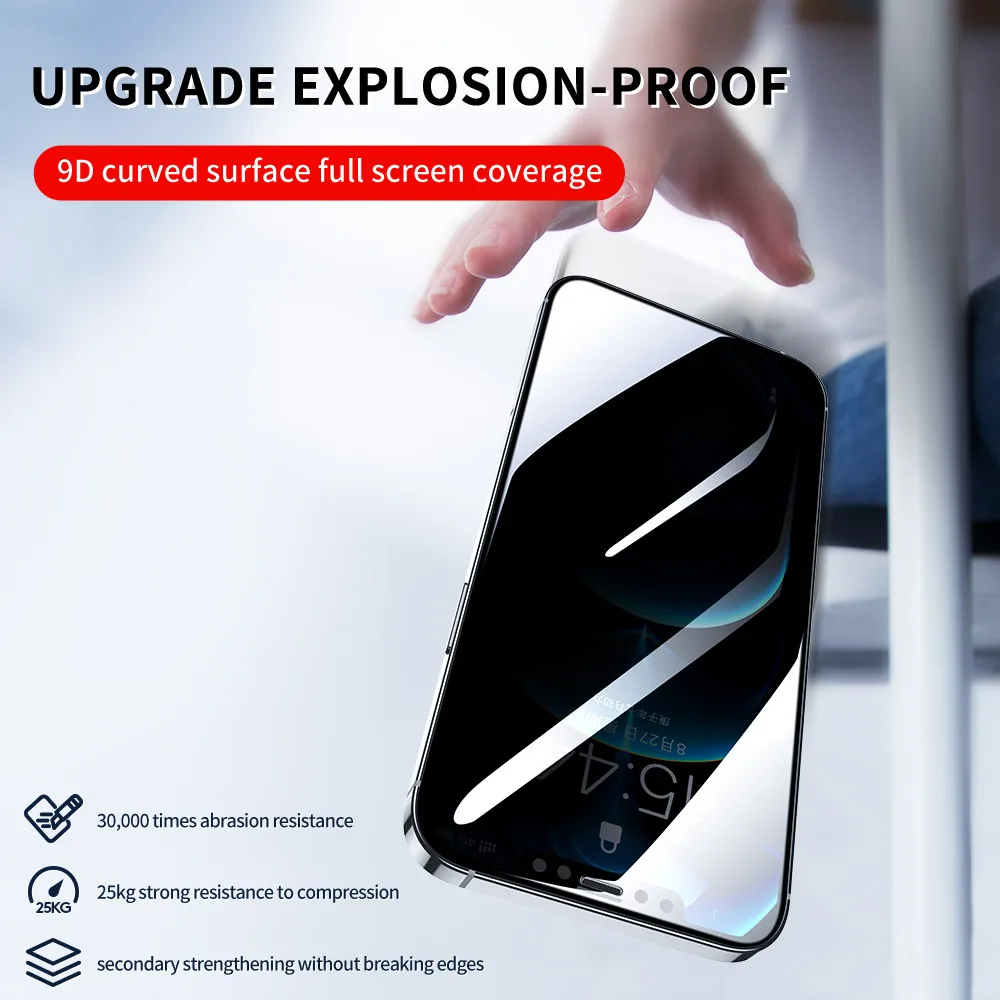 SmartDevil Anti Spy Screen Protectors For iPhone 13 12 Pro Max Privacy Tempered Glass For iPhone 13 12 mini Full Cover