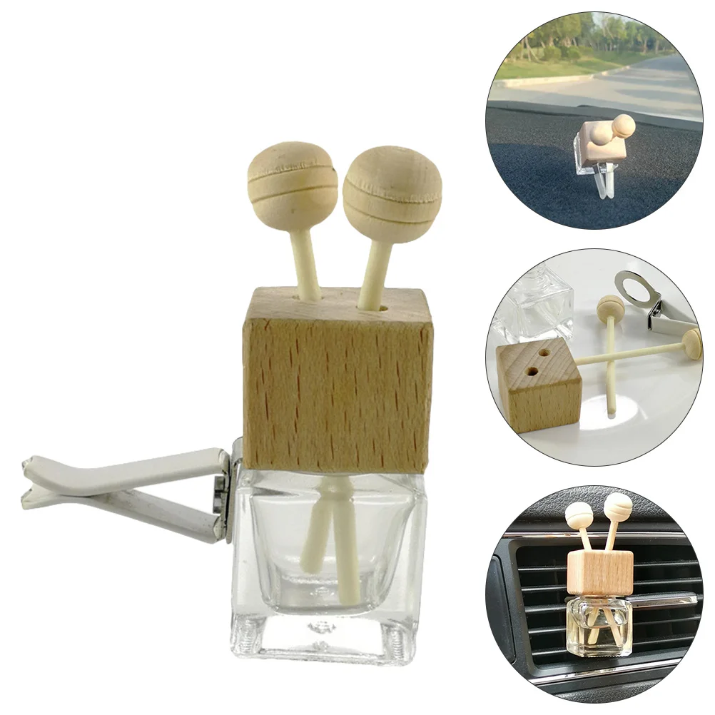 

Car Perfume Bottle Toilet Aroma Glass Small Bottles Essential Diffuser Decoration