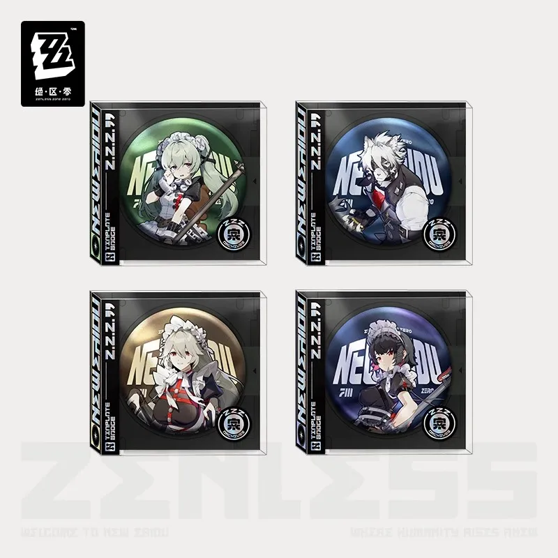 الرسمية miHoYo Zenless Zone Zero Sprite سلسلة القصدير شارة فيكتوريا التدبير المنزلي حقيقية أنيمي لعبة الملحقات بروش