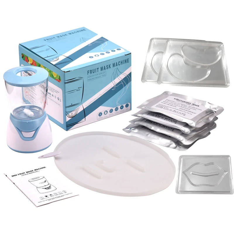 페이셜 마스크 트리트먼트를 위한 1세트 페이스 메이커 기계 DIY 천연 과일 야채 Dropshipping