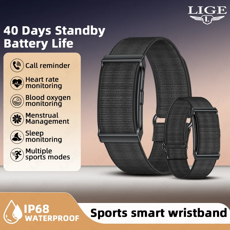 

2026 Smart Bracelet Heart Rate Blood Oxygen Health Monitoring Wristwatch Outdoor Sports Fitness Tracker SmartWatch For Men Women