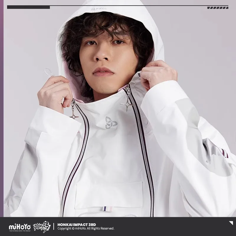 Oficial miHoYo Honkai Impact 3rd Elysia Herrscher of HumanEgo Series Abrigo Anime y juego Mercancía Ropa