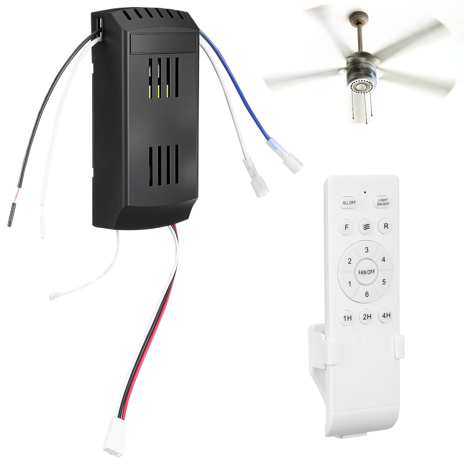 36W Variable Speed Ceiling Fan Controller With DC Motor Controller Module Adjustable Speed Fan Control Ceiling Remote Controls