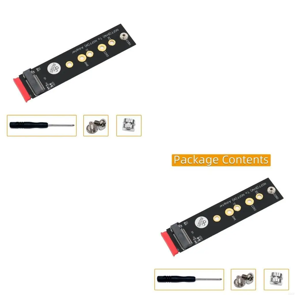 900F الإصدار الجديد M.2 (NGFF) مفتاح B + M إلى محول مفتاح M لـ SSD يدعم نوع 2242/2260/2280