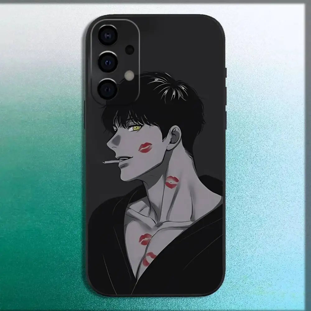 Bj comics Alex Capa de telefone para Samsung Galaxy A73,72,71,A52,51,40,41,A22,A32,31,A13,12,Note20 Soft Black Shell