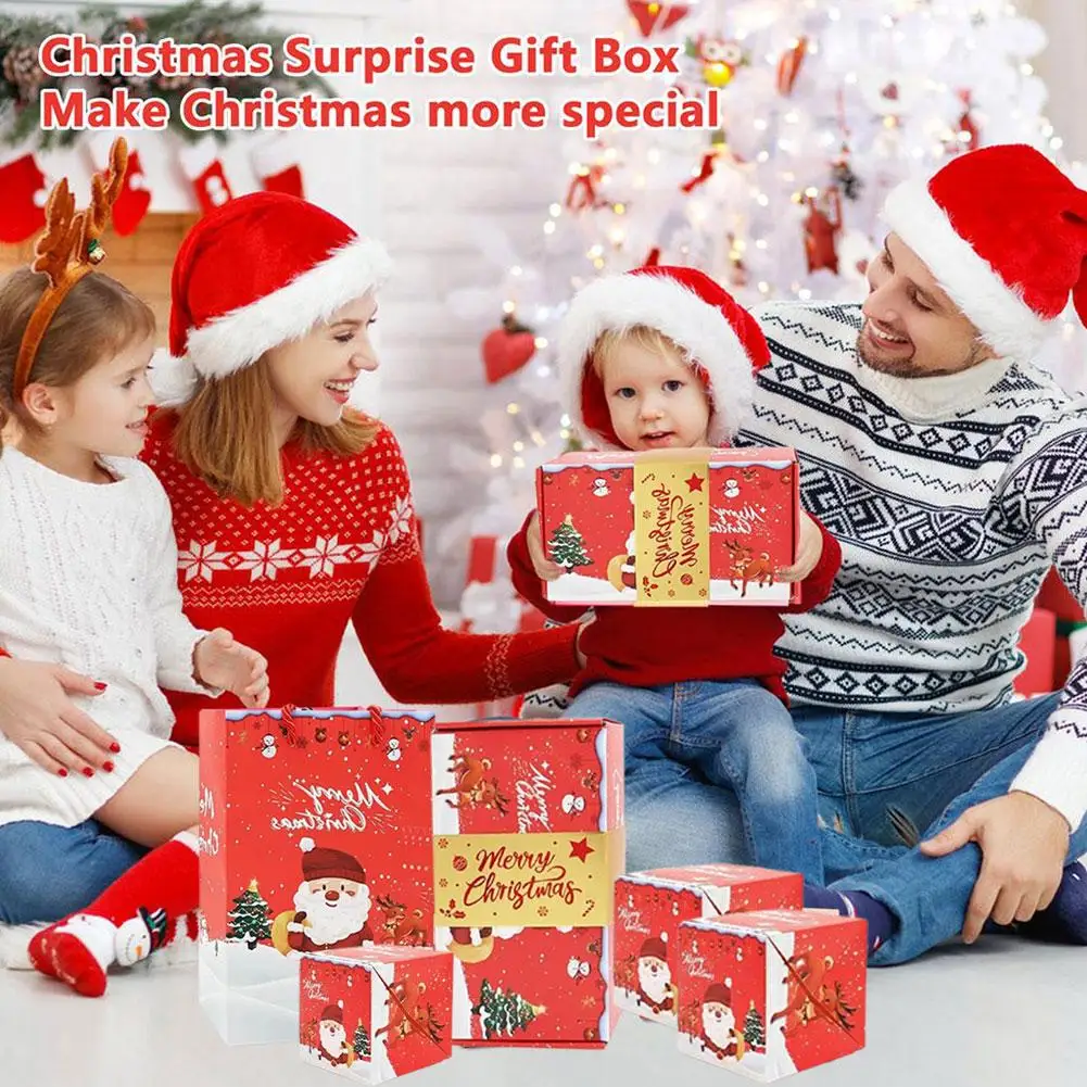 Surprise Gift Box Explosion For Money, Folding -up Explosion Gift Box, Unique Merry Christmas Surprise Gift Boxes N1n2