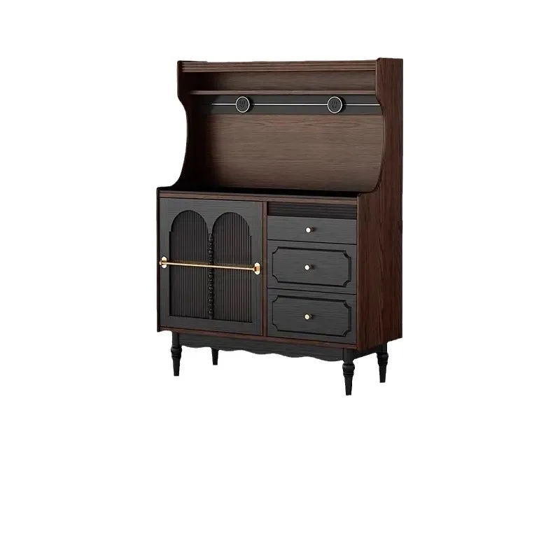 

French retro solid wood side cabinet