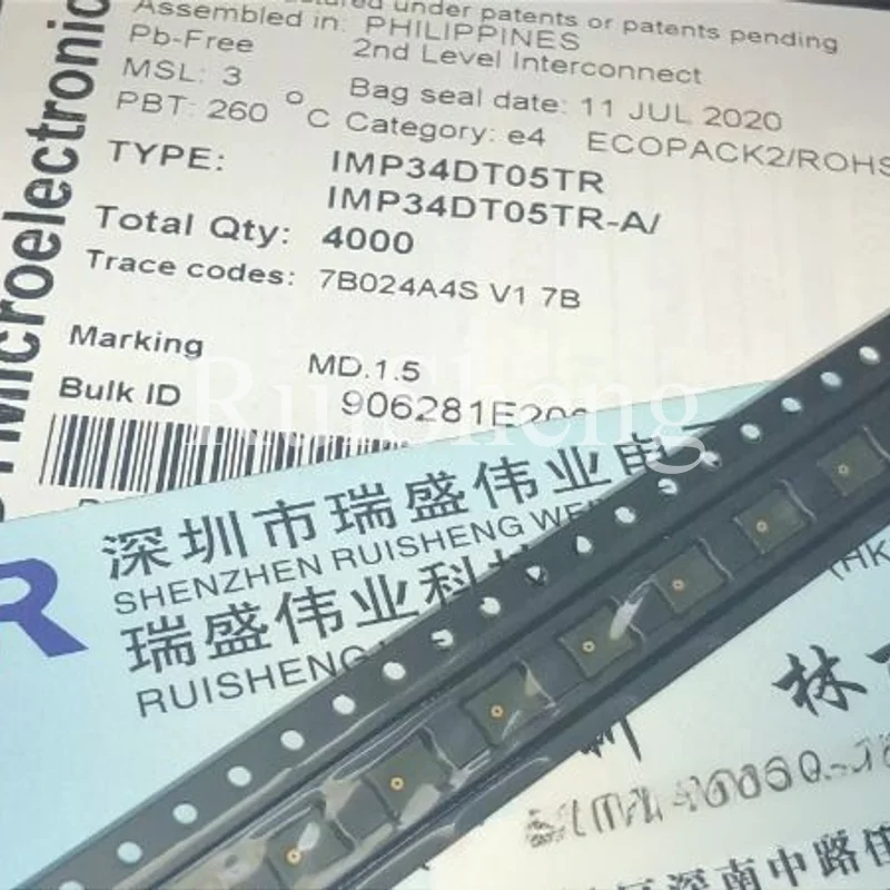 

5PCS IMP34DT05TR HCLGA-4 Original and new in stock