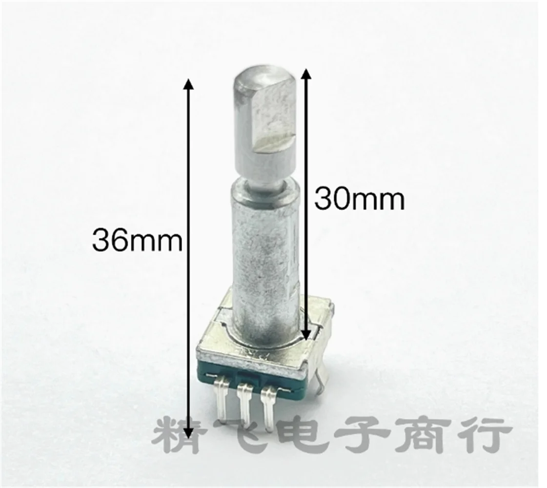 2 PCS Crown Navigation Adjustment High Quality EC11 Encoder with Press Switch 30 Positioning 15 Pulse Shaft Length 30mm