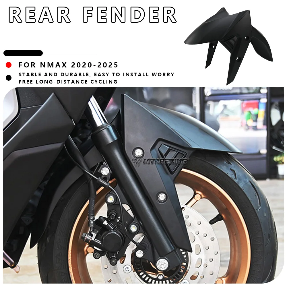 

MTKRACING For YAMAHA NMAX 2020-2025 Motorcycle Fender Front Mudguard Splash Guard Protector Cover