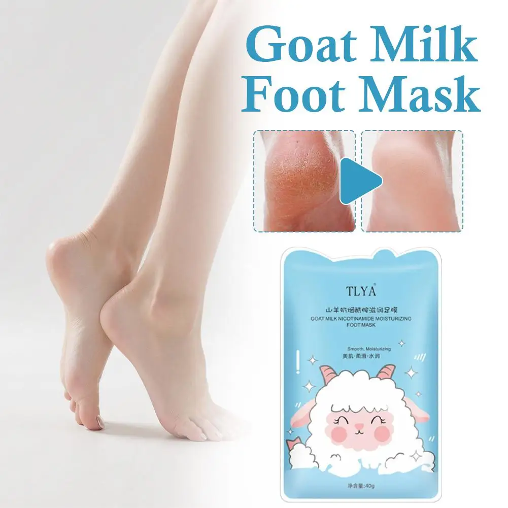 3/5/10Pcs  Long Lasting Anti Drying Foot Mask Deeply Nourishing Gentle Repairing Disposable Foot Mask Socks Goat Milk Foot Mask
