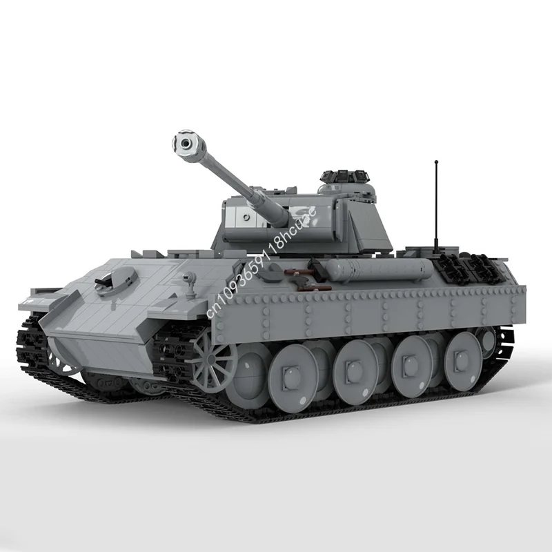 

2530pcs MOC WW2 Tank Panzerkampfwagen V Panther SdKfz Creator Model Building blocks creative craft toys Birthday Christmas gifts