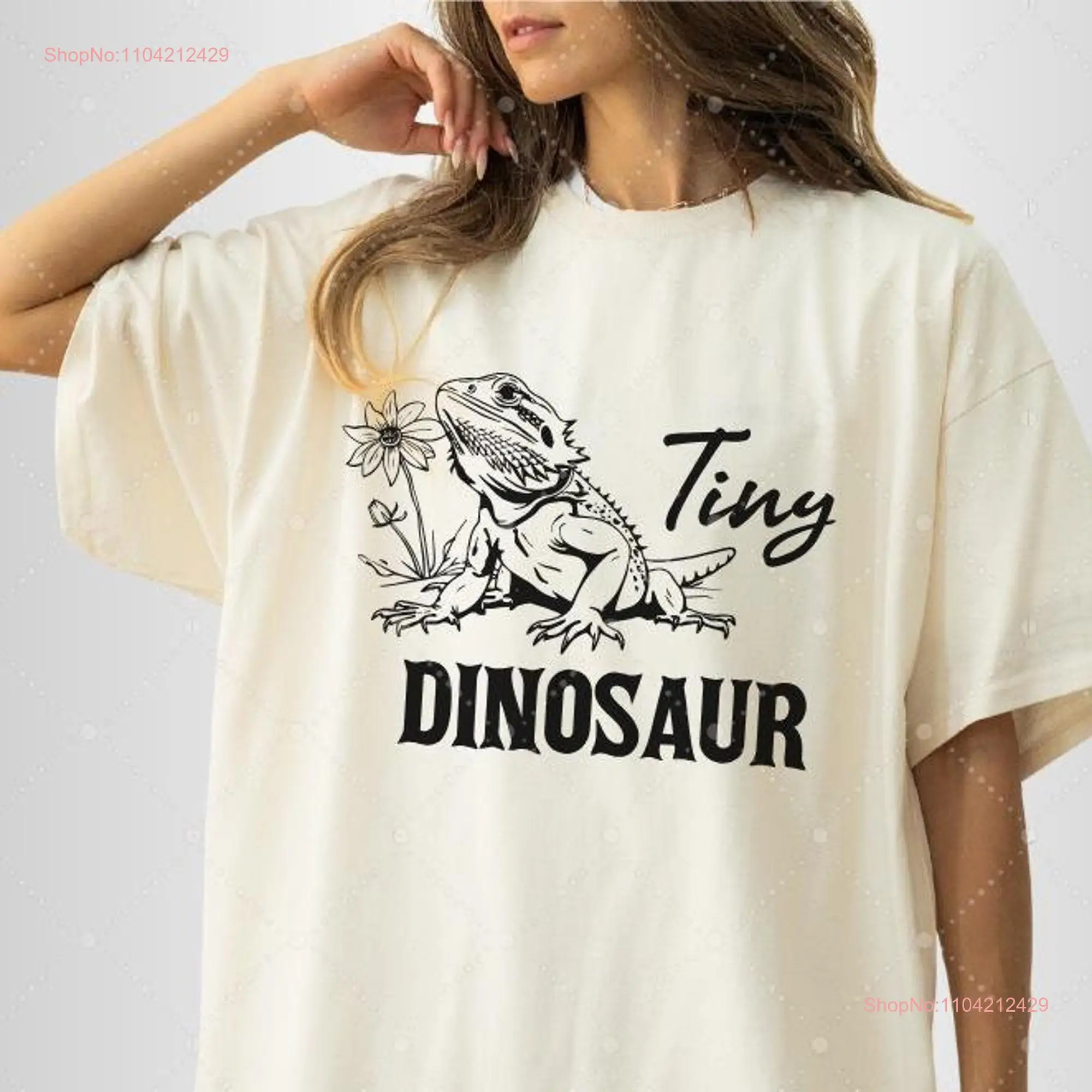 Tiny Dinosaur Bearded Dragon Lizard T Shirt Gecko Desert Life Funny Vintage style Character Sayings Comfort Colors