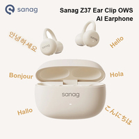 Sanag Z37 AI Earphone Ear Clip Flash-sale Choice Open Ear Headphones Audífonos Bluetooth Headset Sports Earbuds