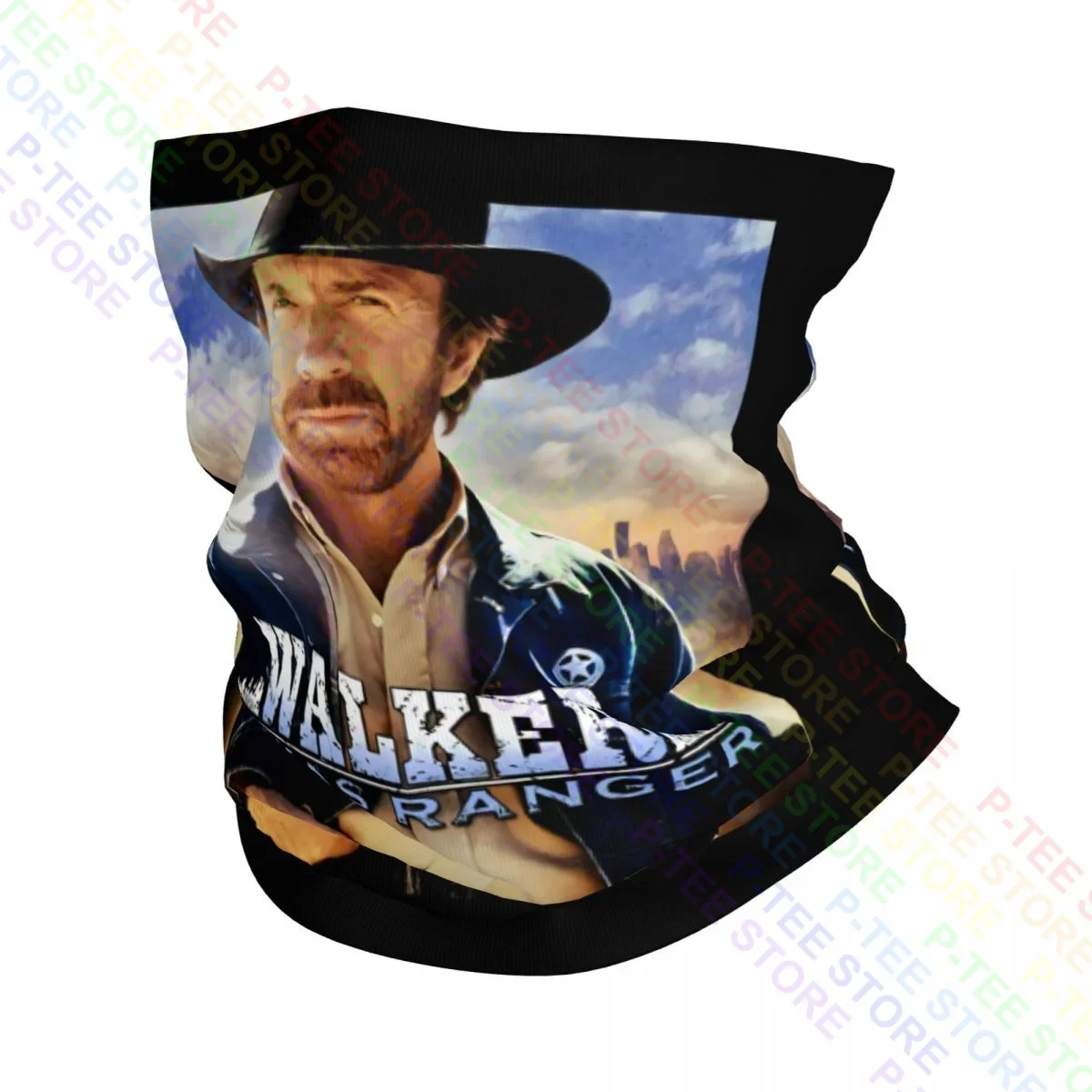 Walker Texas Ranger Chuck Norris Neck Gaiter Bandana Scarf Face Mask Sports Headwear Gaiter Tube