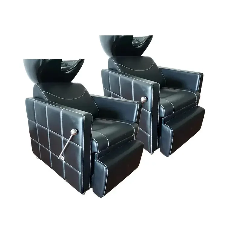 Salon furniture hair hairdressing lay down salon washing basin barber shampoo chair