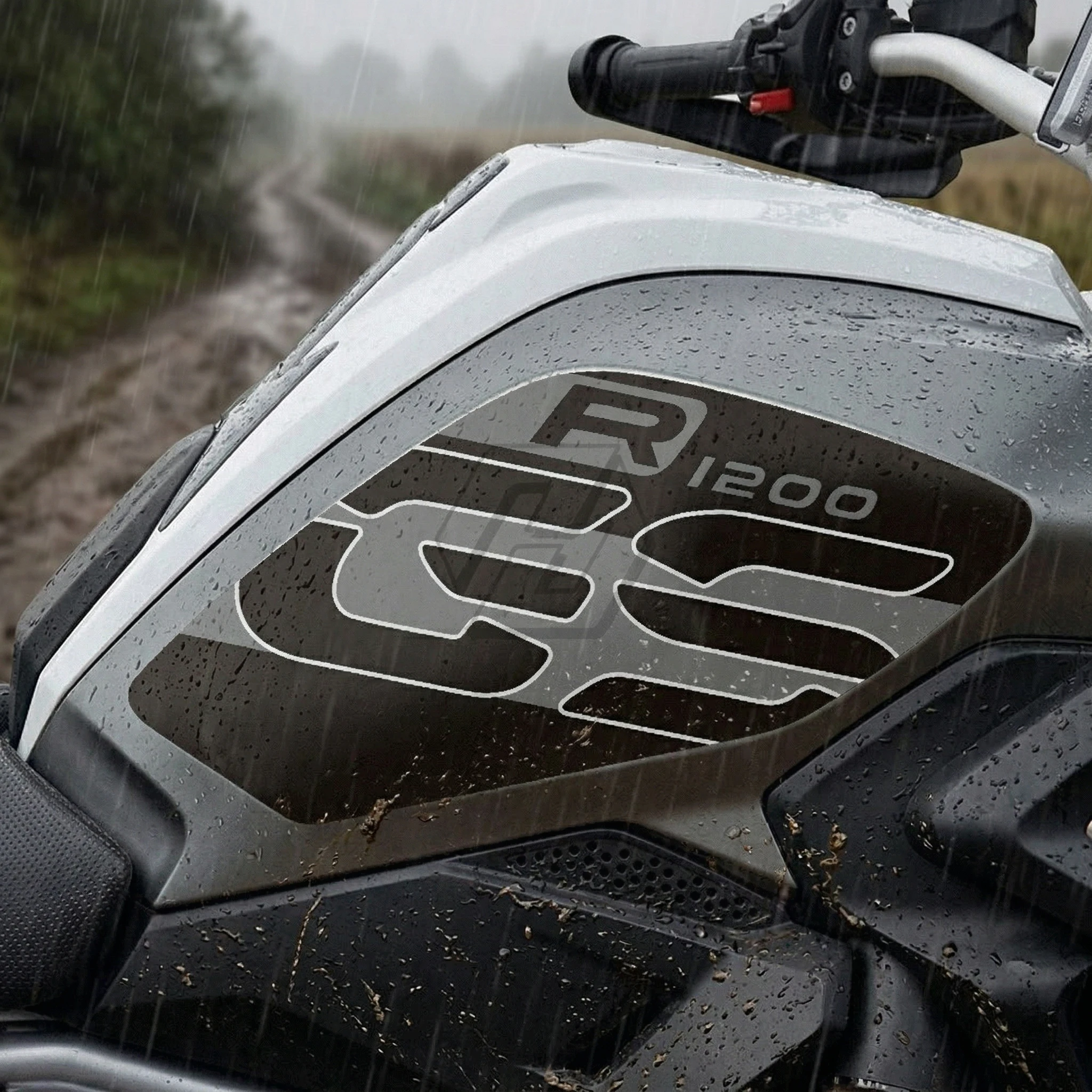 

For BMW Motorrad R1200GS 2018-2019 ( Except Adventure Edition ) Decals Motorcycle Side Tank Pad Sticker