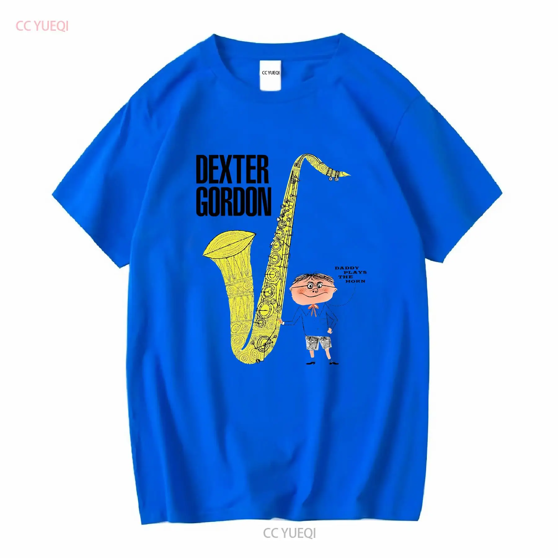 Vintage Dexter Gordon Jazz Daddy Plays The Horn T shirt Size S M L