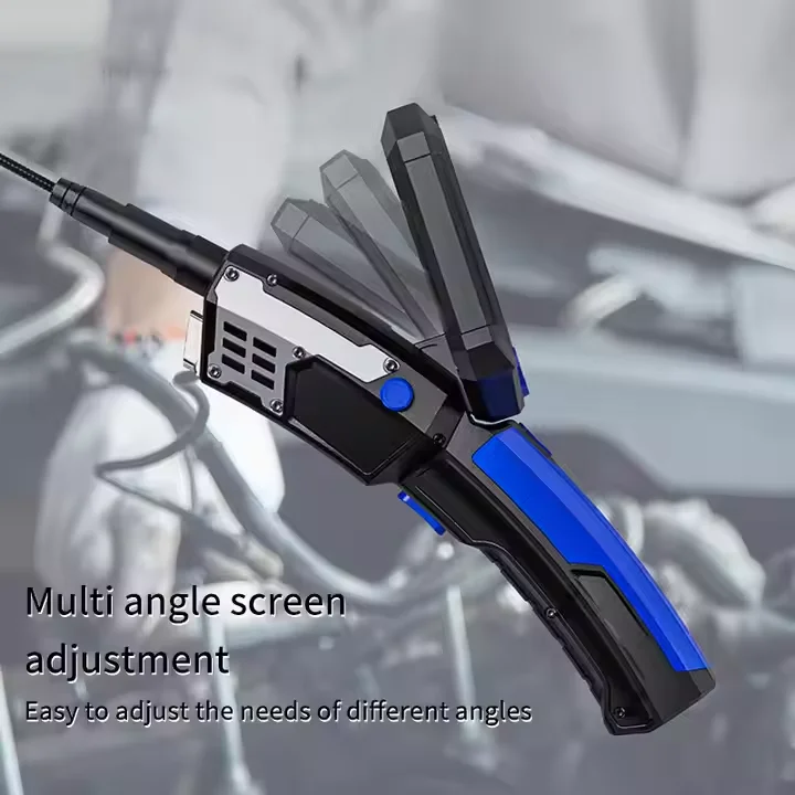 daBRK-M4T28 High Definition Three-Camera Industrial Endoscope for Automotive Repair & Pipeline Inspection with Large LCD Screen