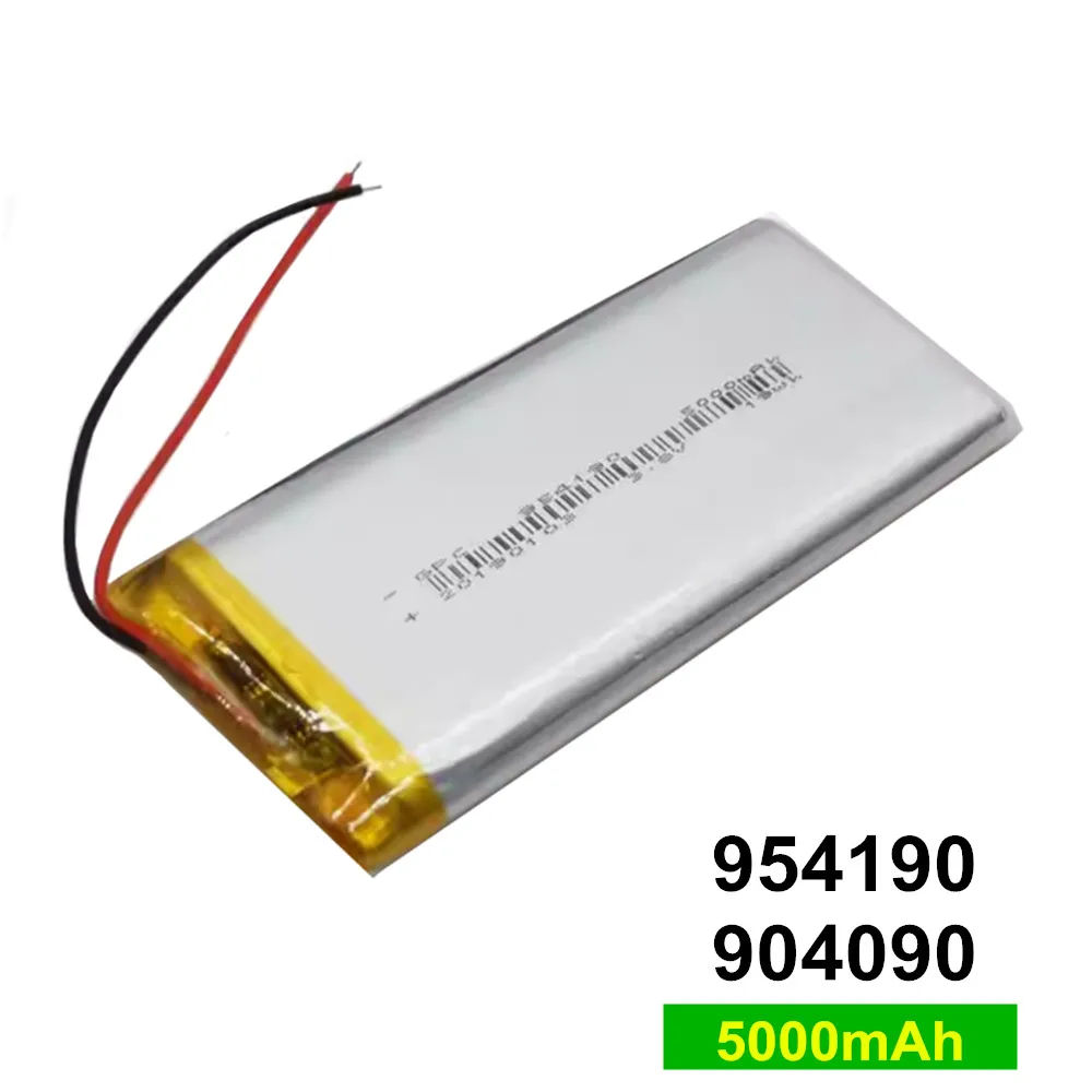 1-10PCS 3.7V 5000mAh 954190 904090 954292 LP954190 Battery For Power Bank Energy Device Locator Bluetooth Speaker Tablet PC