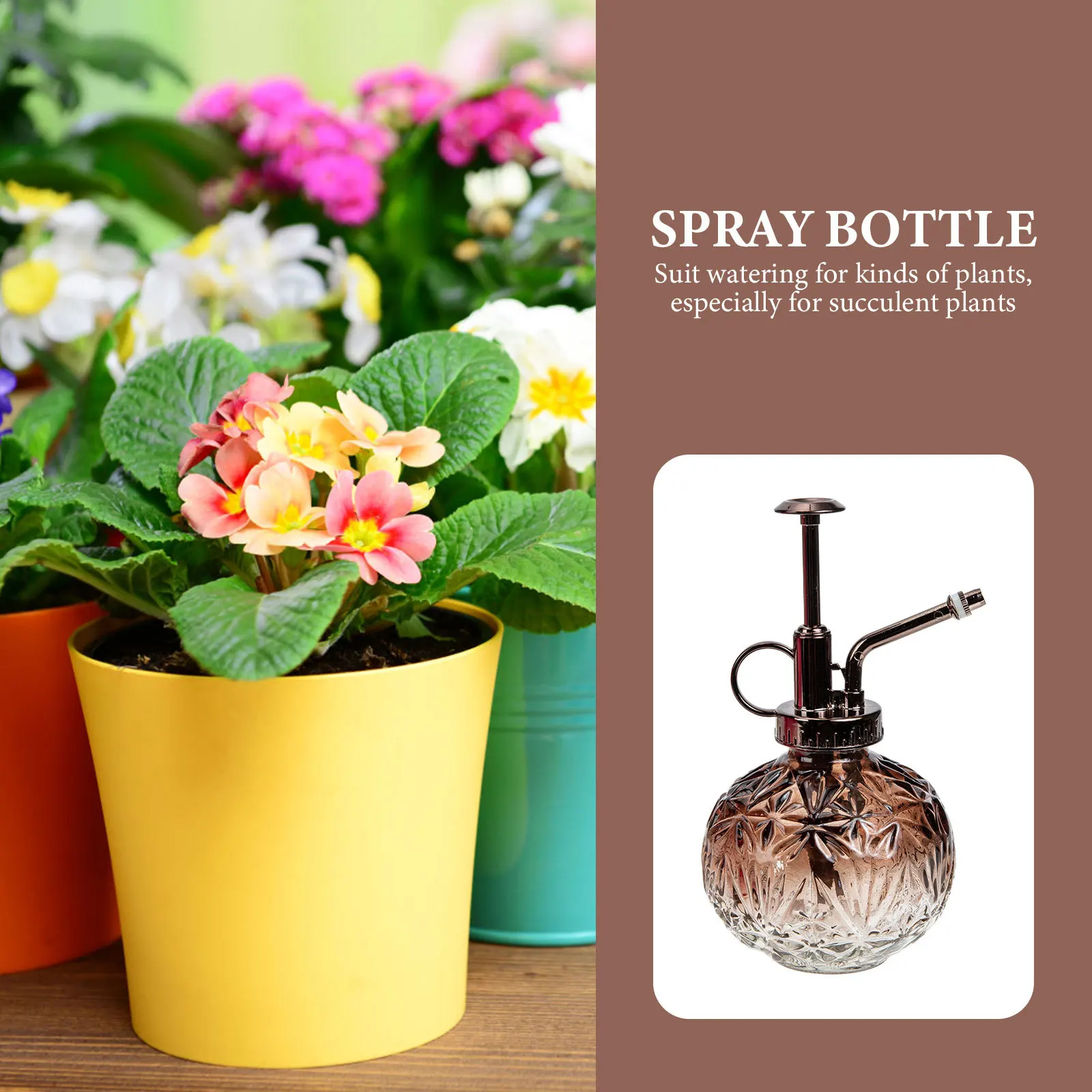 

Spray Bottle for Plants Premium Portable Water Sprayer for Indoor Outdoor Garden Succulents Cleaning Decoration