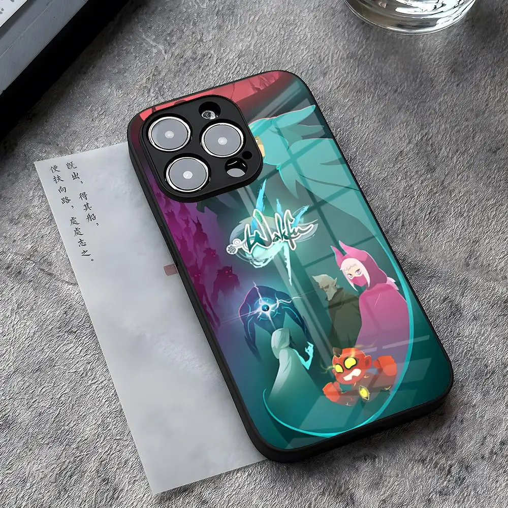 Game W-Wakfu Phone Case For IPhone 15 Pro Max 14 Pro 12 11 13 Mini X XR XS 16 Plus SE Tempered Glass Back Cover