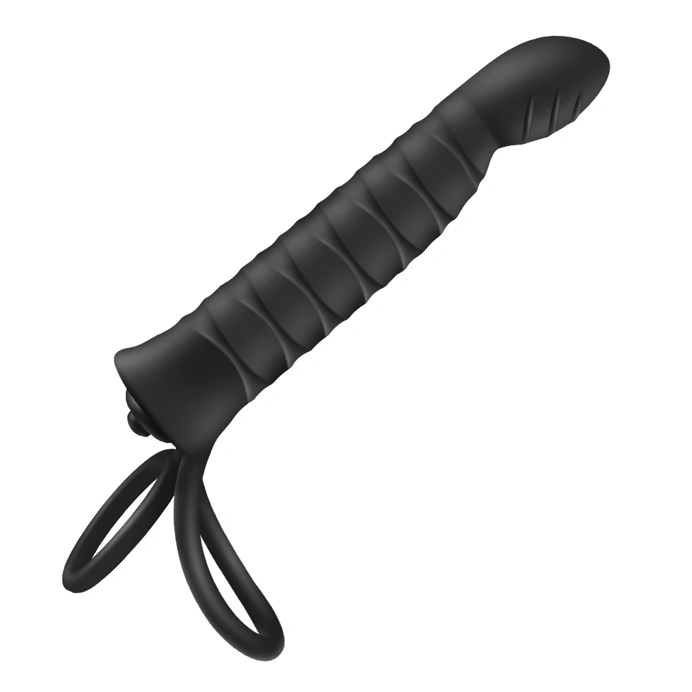 FLXUR Double Penetration Vibrator Sex Toys Strapon Dildo Vibrator Strap On Penis Vagina Anal  for Man Sex Toys for Couples