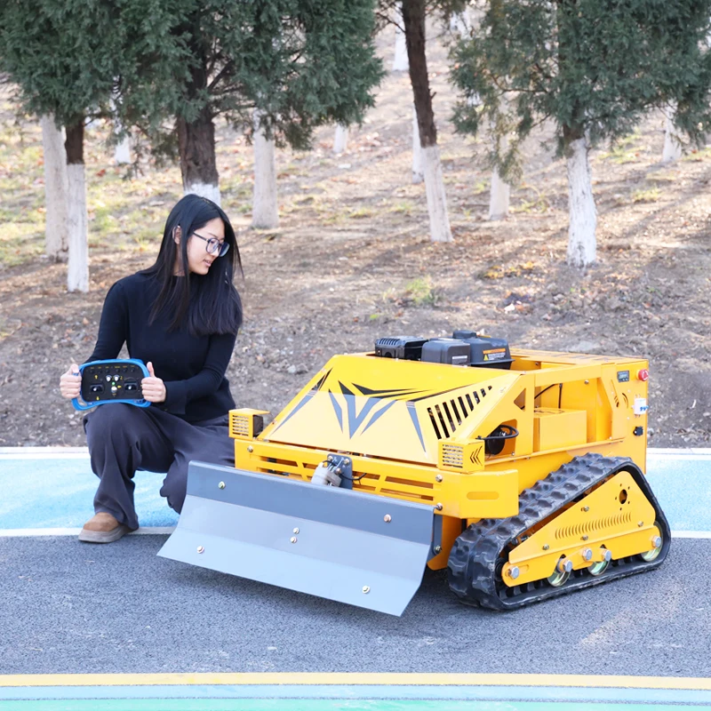 

Customized Self-Propelled Track Lawn Mower - 4-Stroke Remote-Controlled Industrial Grade Flail Maintenance Tool