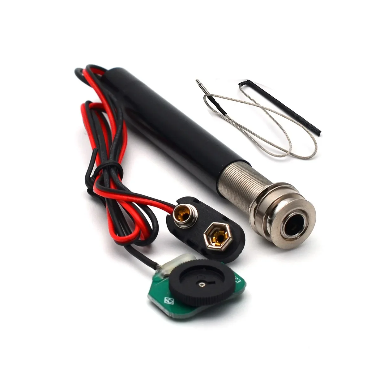 

Pen Style Endpin Jack Preamp Pickup Kit for Acoustic Guitar Endpin Jack Preamp Kit