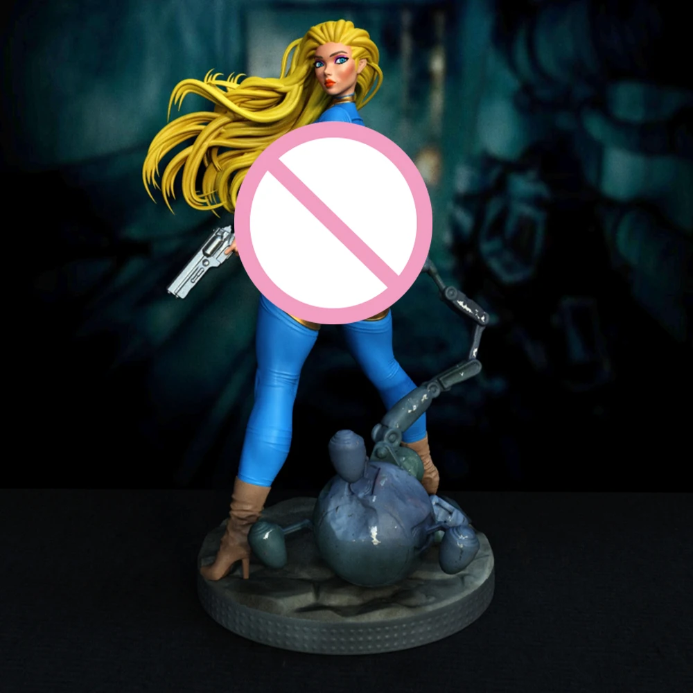 

1/24 3d Print Model Kit Sexy Female Warrior Shooter NSFW Anime Figure Model Kit DIY Miniature Reduction Statue Unpainted Toys