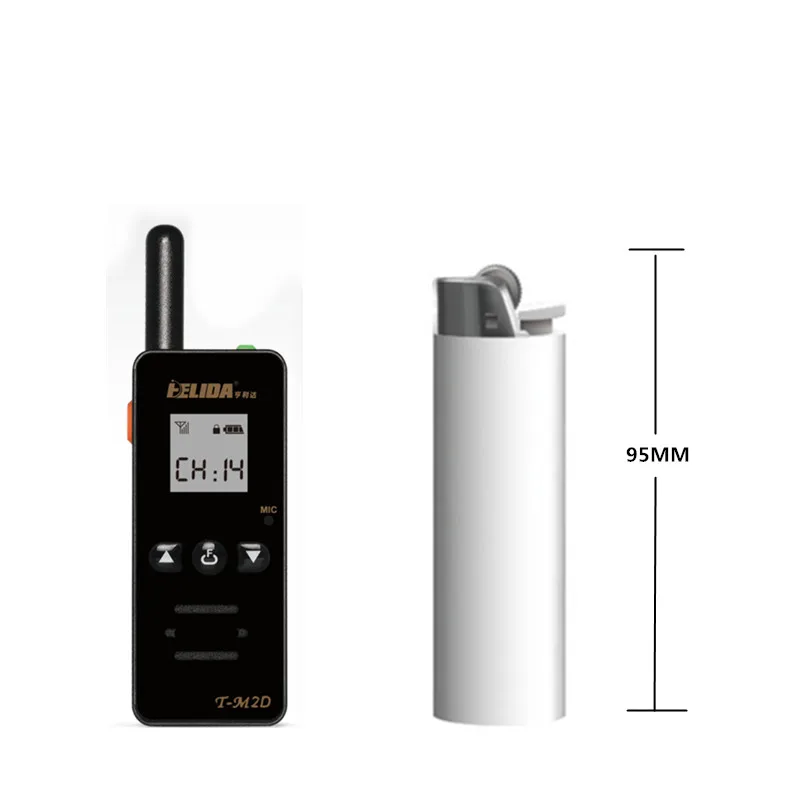 راديو صغير ثنائي الاتجاه للاستخدام الخارجي والداخلي، جهاز اتصال لاسلكي، FRS، GMRS، UHF، 400-520 ميجا هرتز، T-M2D، 2W، 1 قطعة