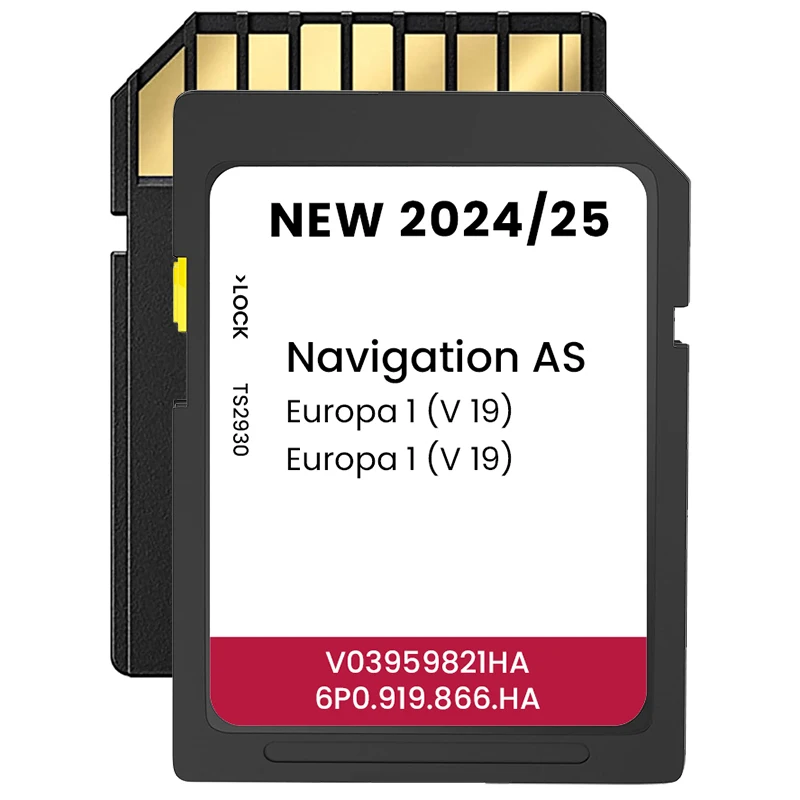 2024 MIB2 Seat for United Kingdom/Europe AS V19 Car Navigation Map SD Card 32GB