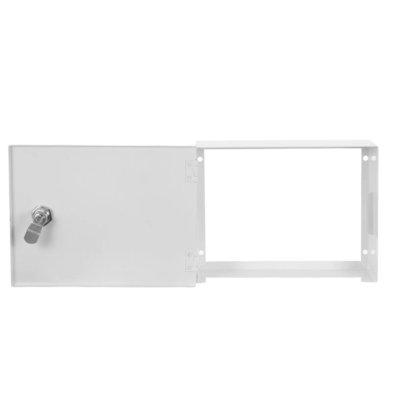 

Металлический защитный бокс для сигнализационного выключателя, настенный, железный, с ключом, защитный кожух для клавиатуры, устойчивый к взлому, для дома, офиса, розничной торговли