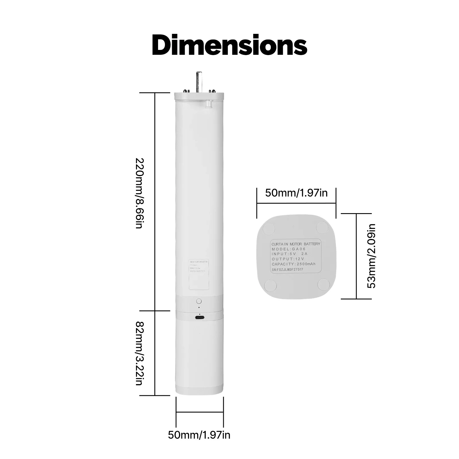 MOES Tuya ZigBee Curtain Motor With Lithium Battery Rechargeable Removable With Remote Control Work With Alexa Google Home