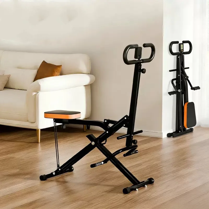 Portable Home Horse Riding Equipment Foldable Adjustable Space-Efficient Fitness Machine for All Ages