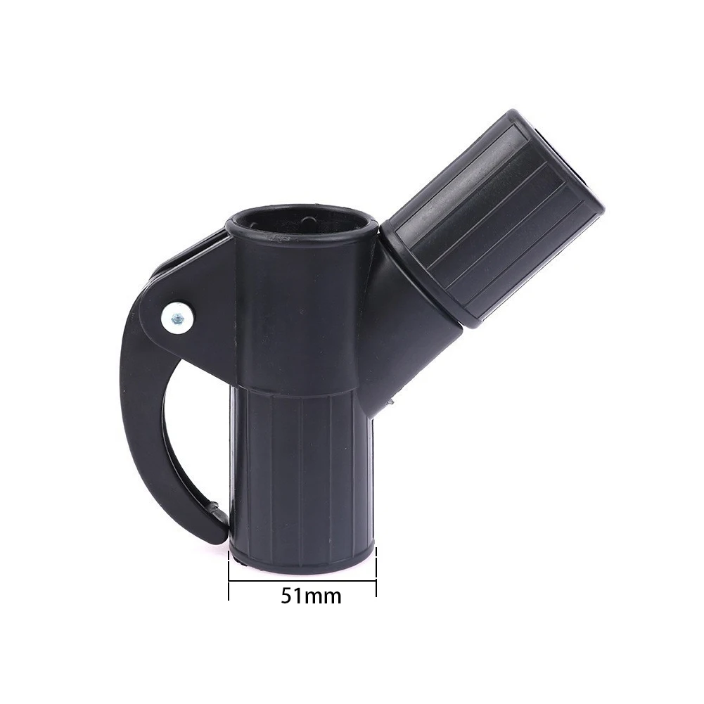 Patio Umbrella Steering Bracket Black Plastic Bracket for Umbrella Pole Mounting on Deck Courtyard and Garden Furniture