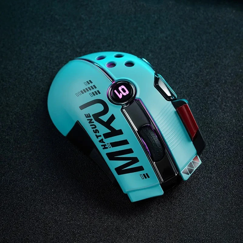 Imagem -04 - Anime Co-branding Gaming Mouse Dual Mode Usb 2.4g sem Fio Luz Rgb 12000dpi Computador Laptop Acessórios