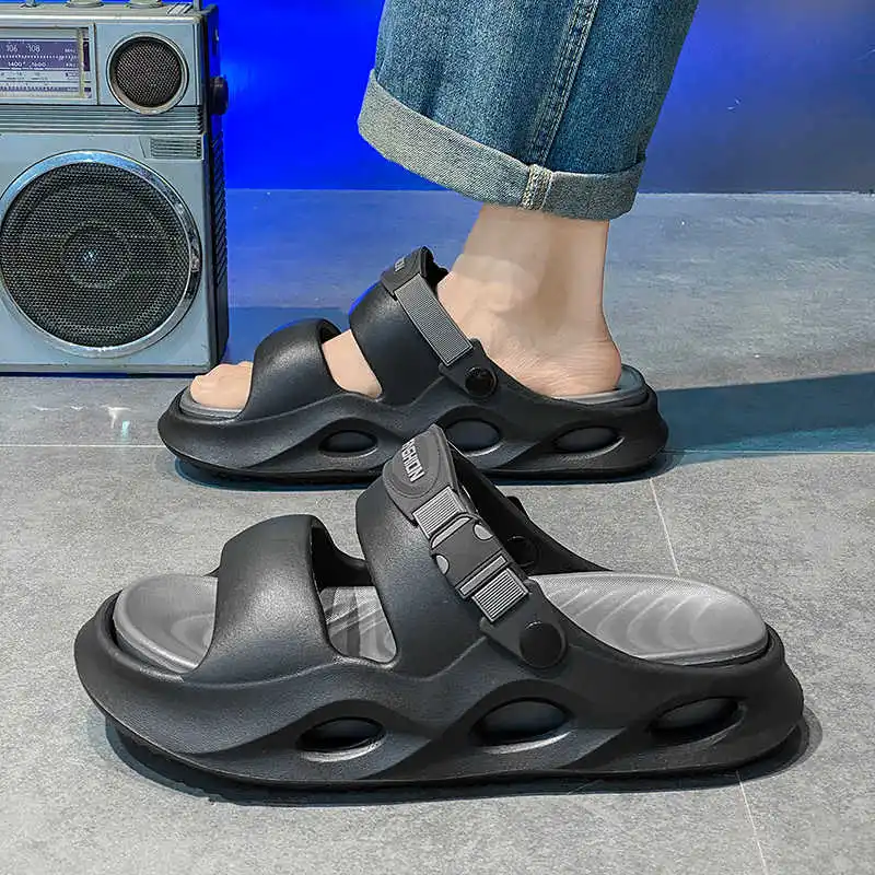 

Мужские шлепанцы с Т-образным ремешком, размер 48, VIP-сандалии, весенние кроссовки, спортивная обувь высшего качества, товары для баскетбола