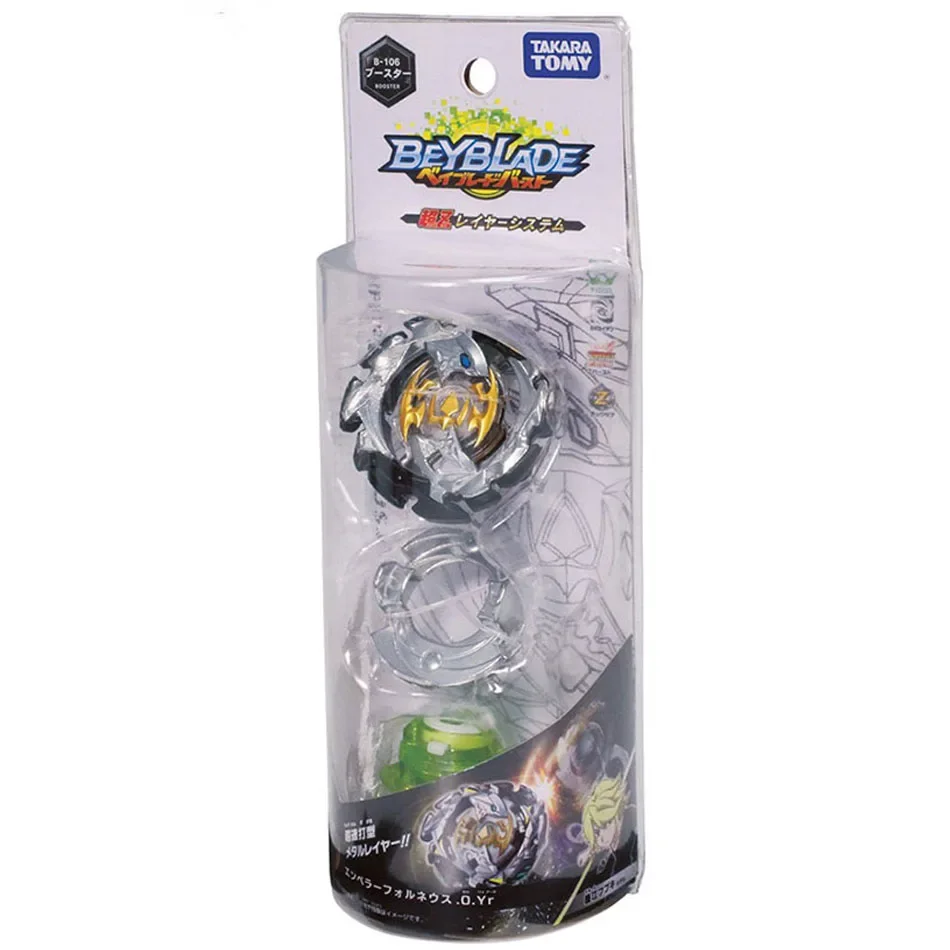 Original Takara Tomy Beyblade Burst B-106 Booster Emperor Forneus 0 Yr B-106 Children\'s collection toys