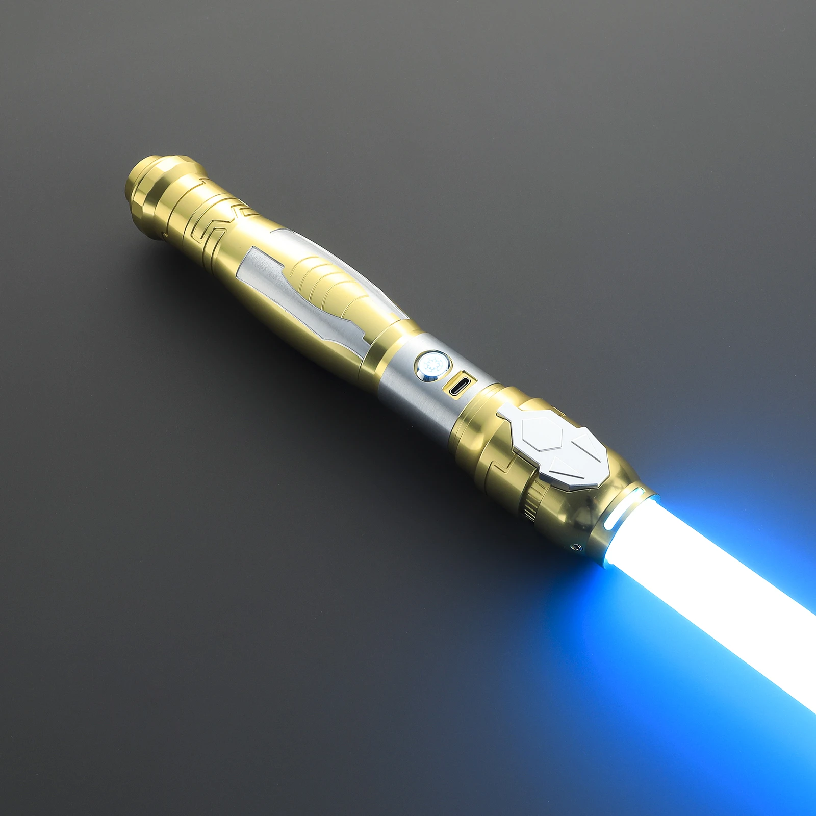 DamienSaber Xeno3.0 Pixel Lightsaber Sensitive Smooth Swing Light Saber Force Heavy Dueling Blade Metal Hilt with 34 Sound Fonts