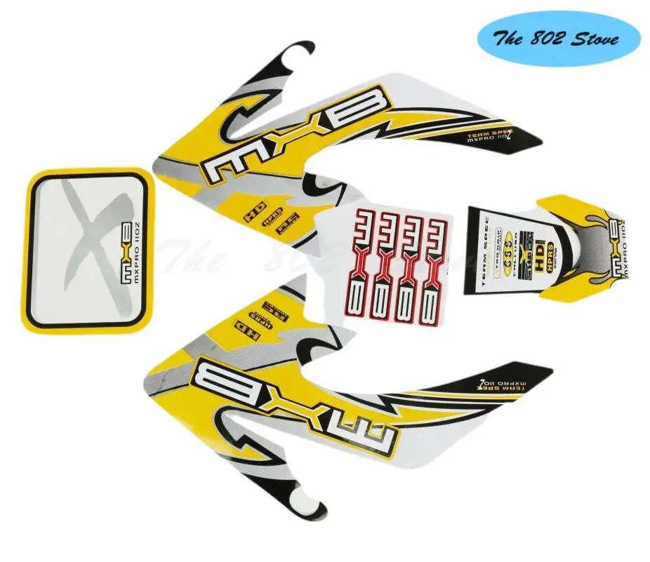 Stiker Tempel Sepeda Motor untuk CRF 50cc Pit Dirt Bike Racing Kohis CRF50 Paster