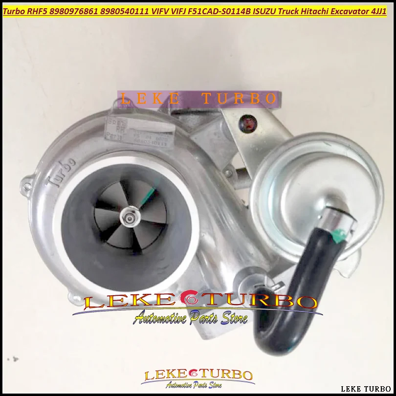 Turbo RHF5 8980976861 8980976860 8980540111 VIFJ FV F51CAD-S0114B Turbocharger For ISUZU Truck For Hitachi Excavator 4JJ1 Engine