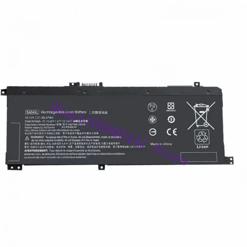 New Laptop Battery for HP TPN-W142 W143 15-ds000 15-dr0003TX Series SA04XL