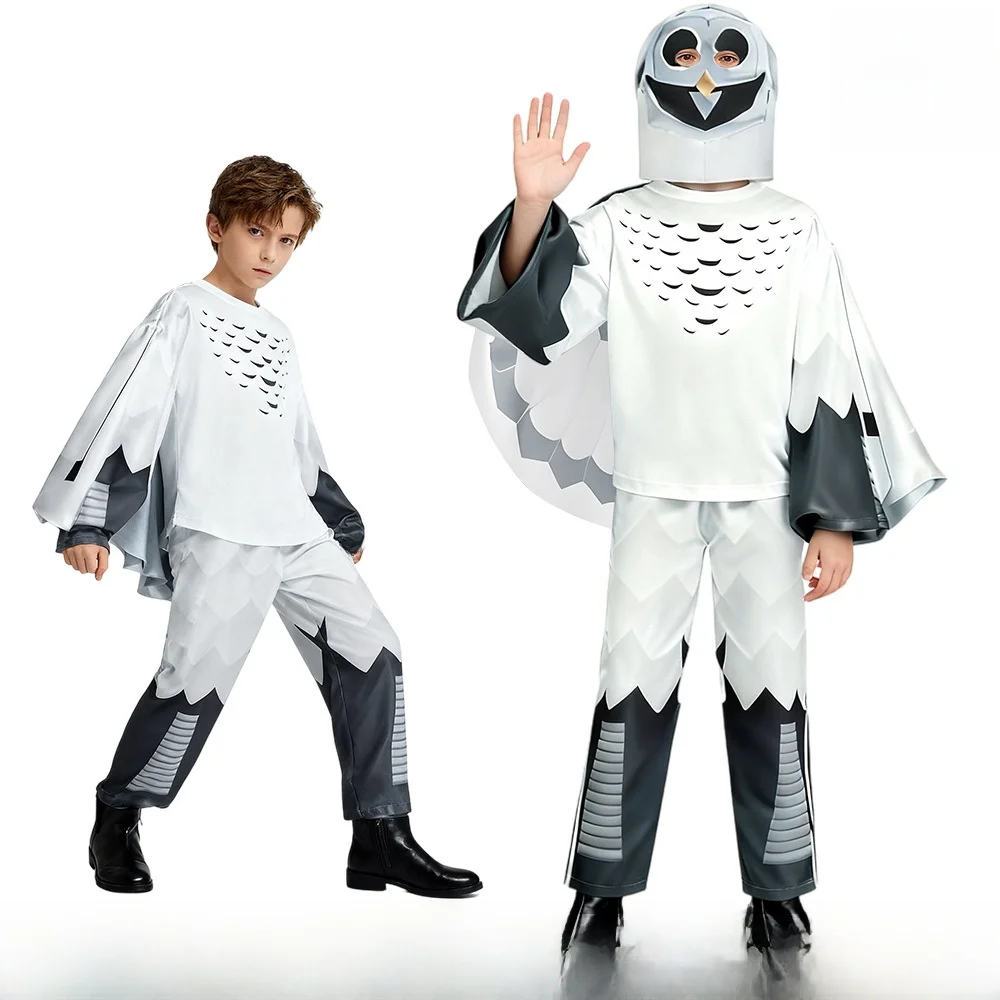 

New loween Owl Animal Terror Game Set Par Onesie 99 Night Forest Owl Costume Women's Ethnic Stage Costume Polyester Fiber