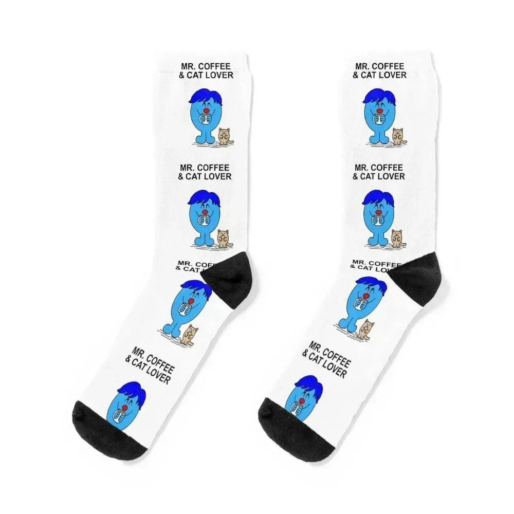 

Mr. Coffee and Cat Lover Socks Argentina short essential bright garter Designer Man Socks Women's