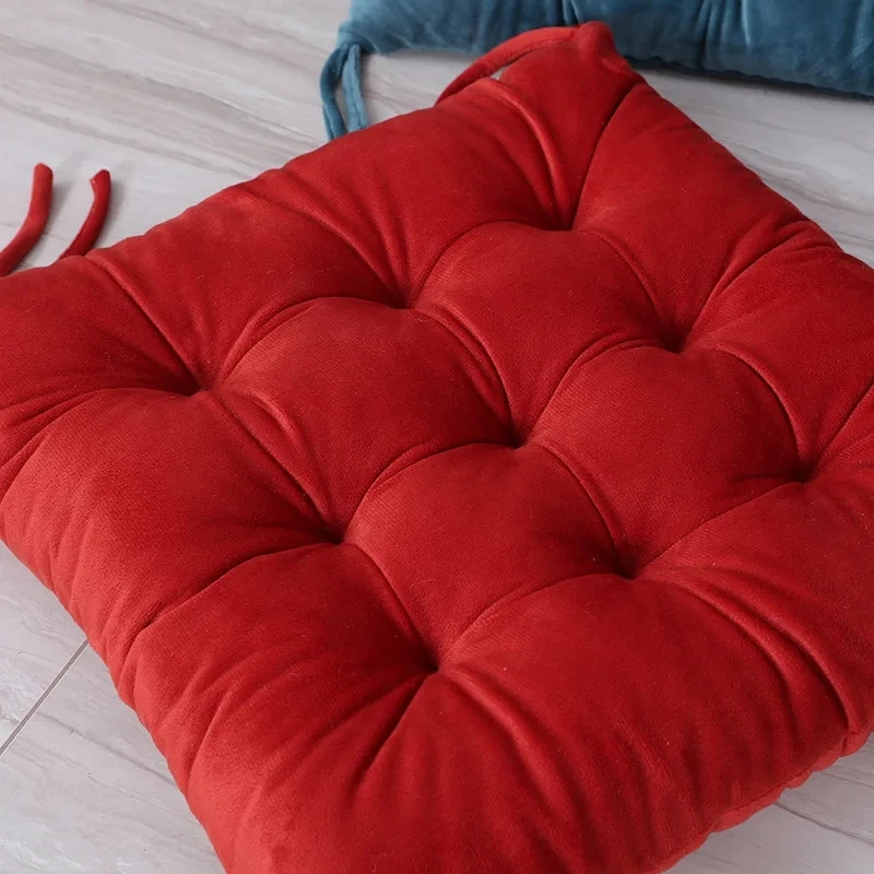 40x40 سنتيمتر وسادة مربعة كريستال المخملية بلون وسادة مقعد طالب البراز وسادة مقعد مع سلسلة كرسي مكتب الحصير #4